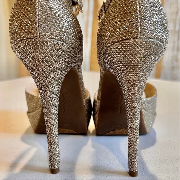 Gorgeous heels with Sparkling Mesh Texture. Stilettos Gorgeous Comfy Sexy Heels - Picture 6 of 17